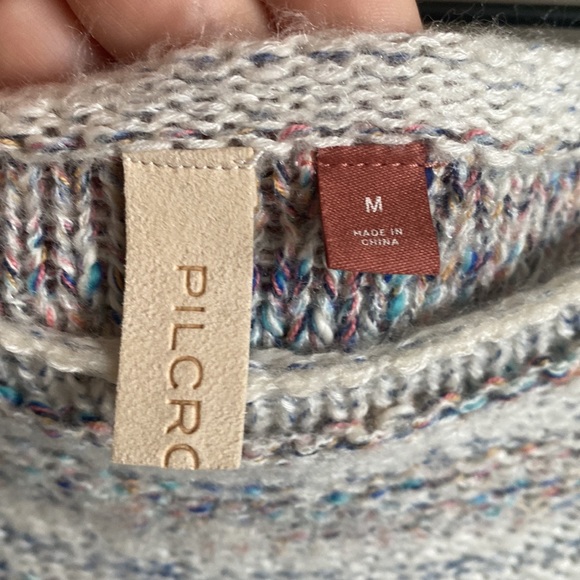 Anthropologie Pilcro Sloane Striped Spacedye Sweater Sz Medium - Picture 4 of 7